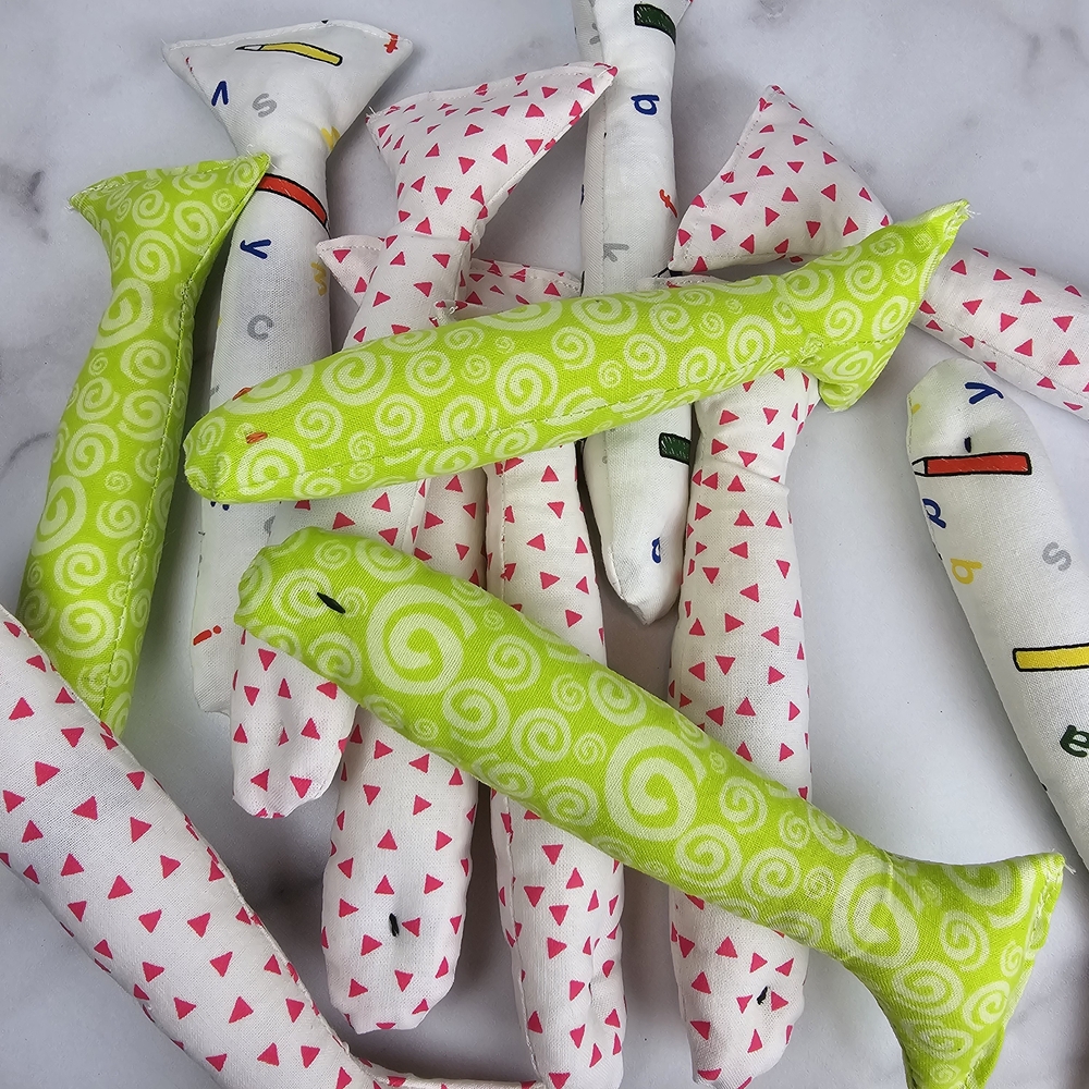 lil sardines organic catnip cat toys 5 pk
